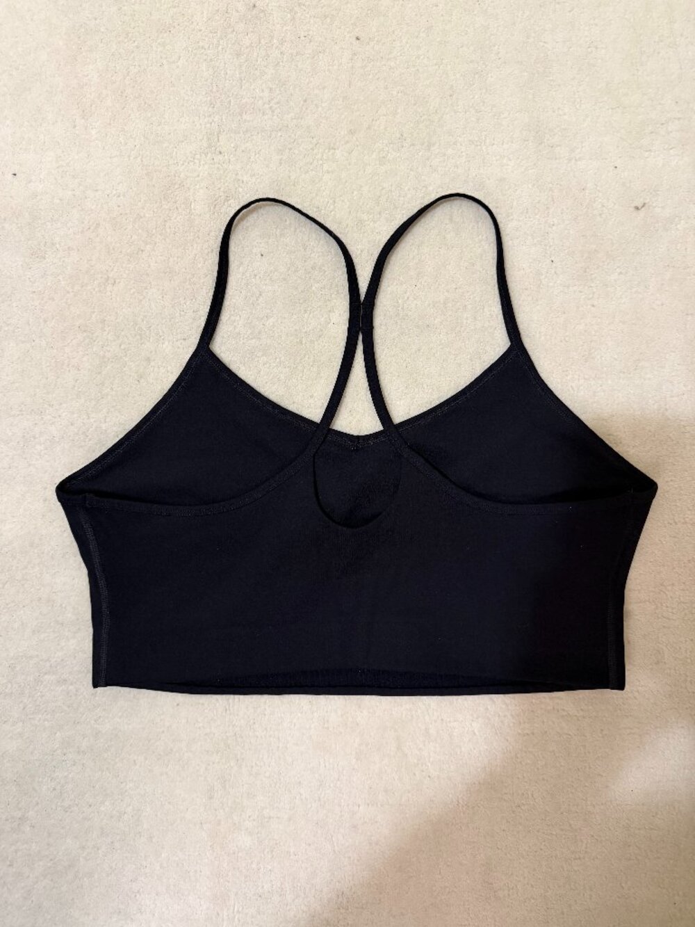 Girlfriend Collective Camille V-Neck Bra | Black XXL